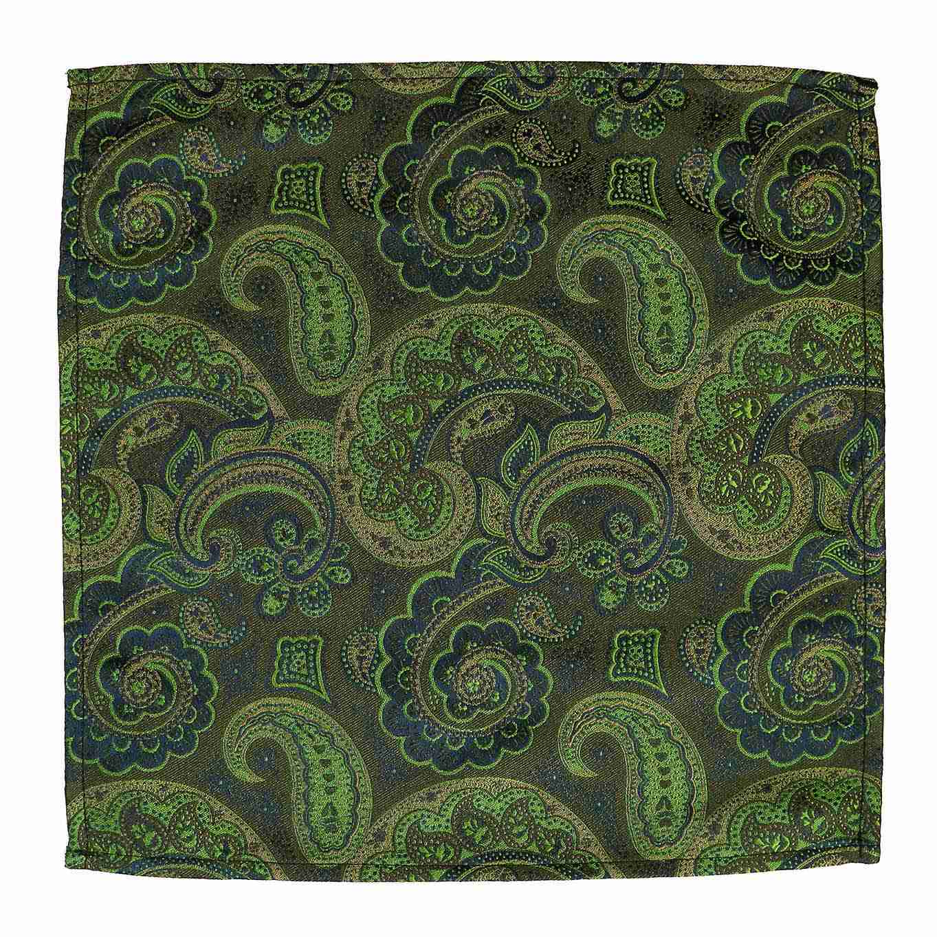 Fellini Luxe Paisley Pocket Square